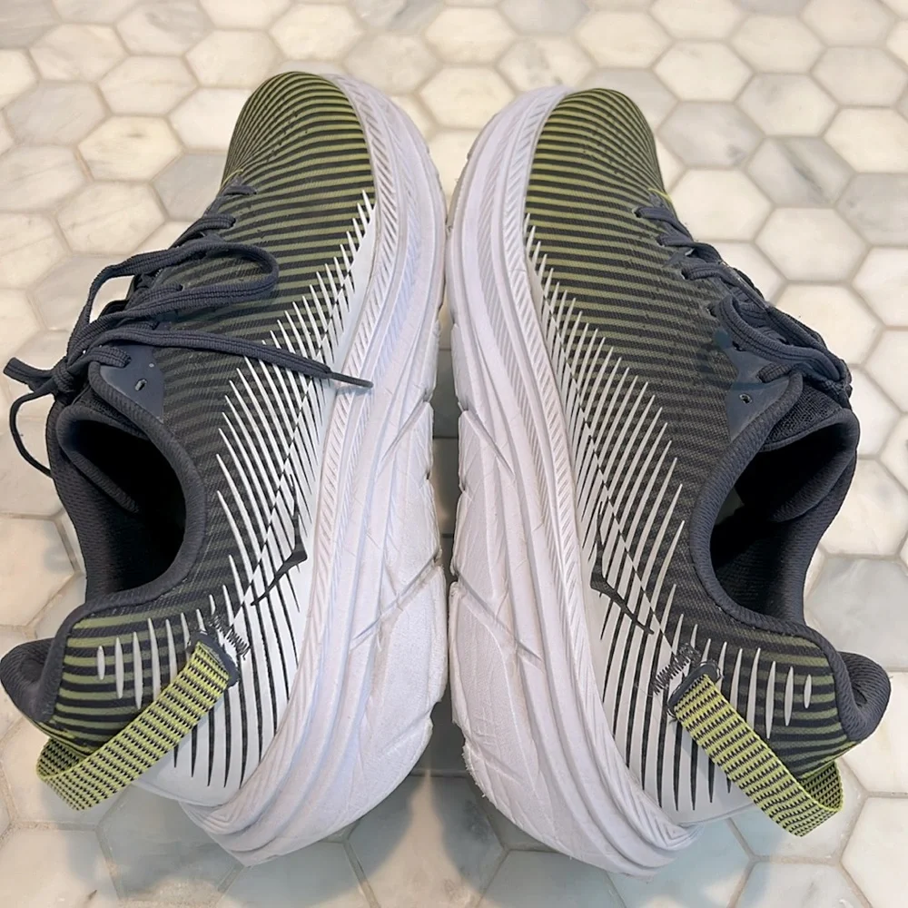 Hoka Rincon 2 Striped Navy Running Athletic Sneakers Men’s Size 11.5